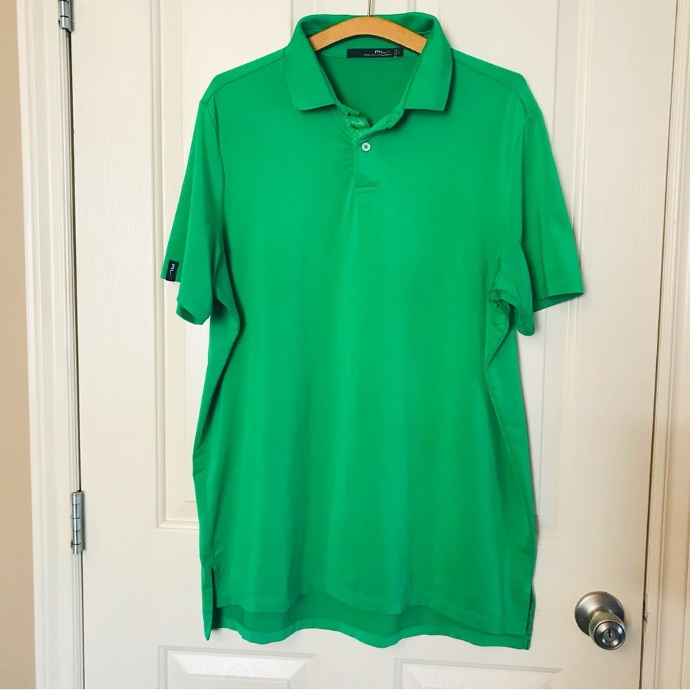 RLX Polo Ralph Lauren Men’s Polo Golf Shirt Green Size Large